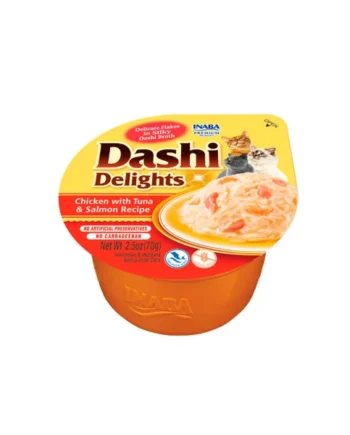 Churu Dashi Pollo, Atún y Salmón Gatos