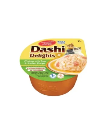Churu Dashi Pollo, Atún y Vieira Gatos