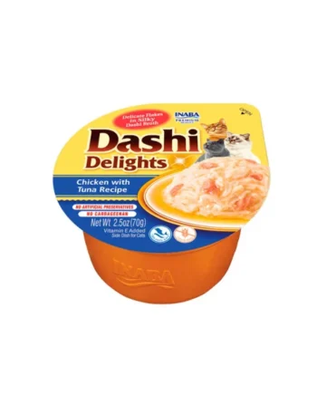 Churu Dashi Receta Pollo con Atún Gatos