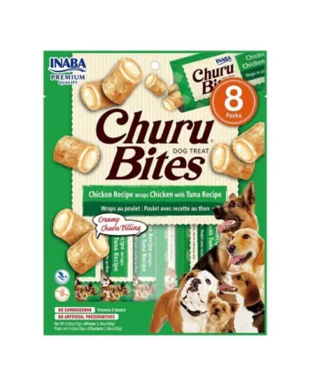 Churu Dog Bites Receta de Pollo y Atún