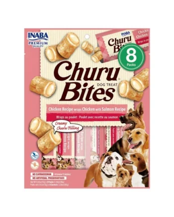Churu Dog Bites Receta Pollo y Salmón