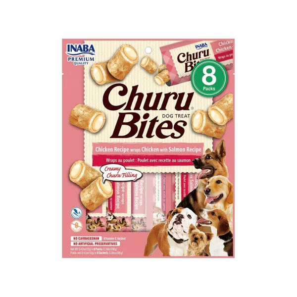 Churu Dog Bites Receta Pollo y Salmón