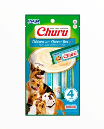 Churu dog receta Pollo y queso