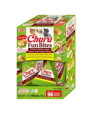 Churu FUN Bites Receta de Pollo con Calabaza para Gatos