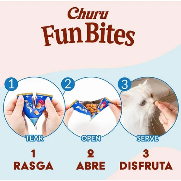 Churu Fun Bites snacks para gato (Pack 8x12gr)