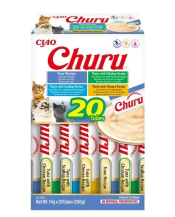 Churu Gatos Snack Líquido Atún | Pack 20 x 14 g