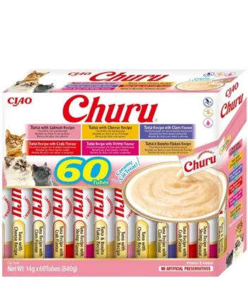 Churu Gatos Snack Líquido Atún | Pack 60 x 14 g