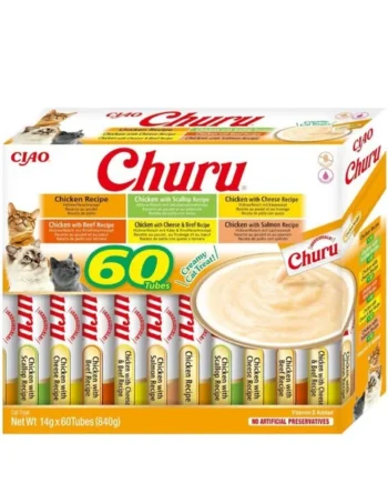 Churu Gatos Snack Líquido Pollo | Pack 60 x 14 g