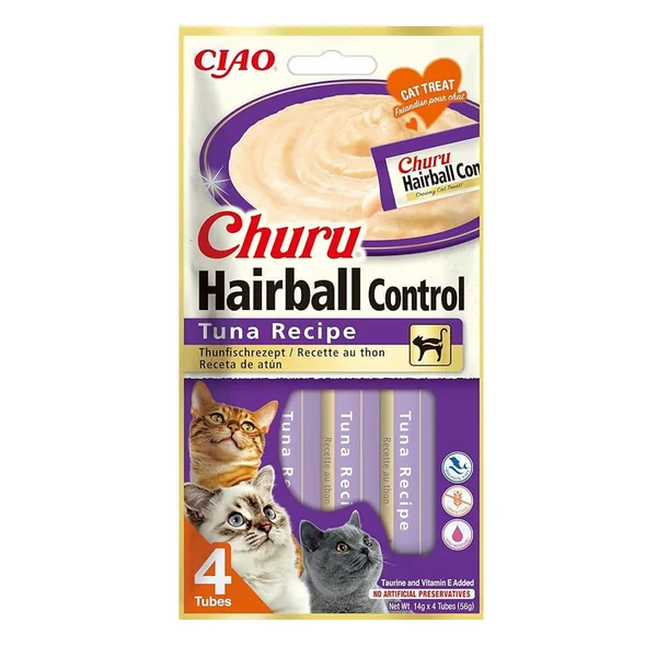 Churu - HAIRBALL CONTROL Receta de atún