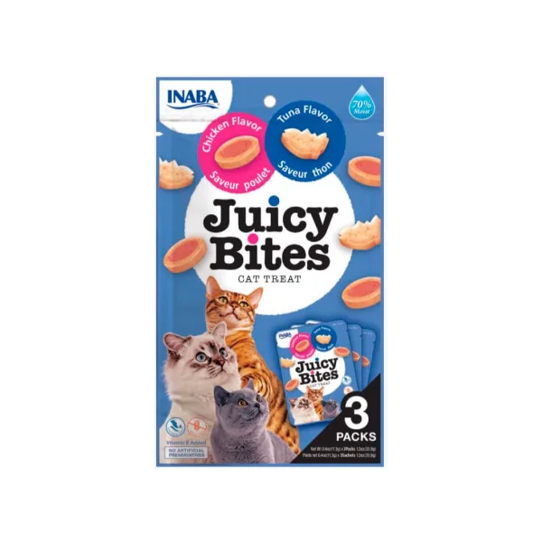 Churu Juicy Bites Pollo y Atún para Gatos