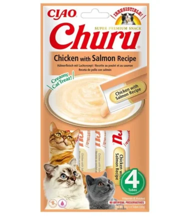 Churu - Pollo con salmón