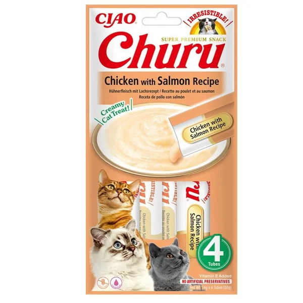 Churu - Pollo con salmón