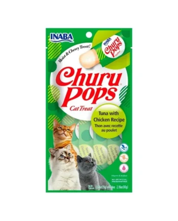 Churu Pops Receta De Atún y Pollo Gatos