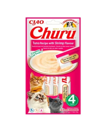 Churu Puré Receta Atún con Gamba Gatos