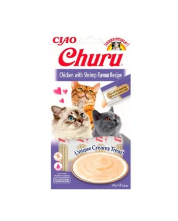 Churu Puré Receta de Pollo con Camarón