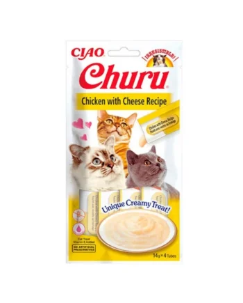 Churu Puré Receta de Pollo con Queso
