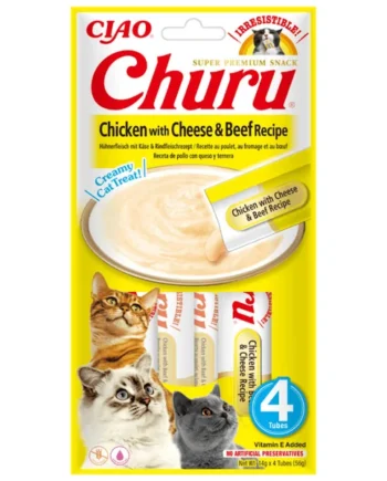 Churu - Receta de Pollo con Queso y Buey