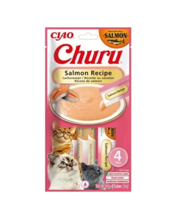 Churu Receta de Salmón Puré para Gatos