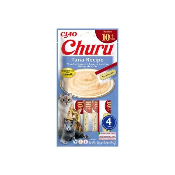 Churu Senior Receta de Atún Puré para Gatos