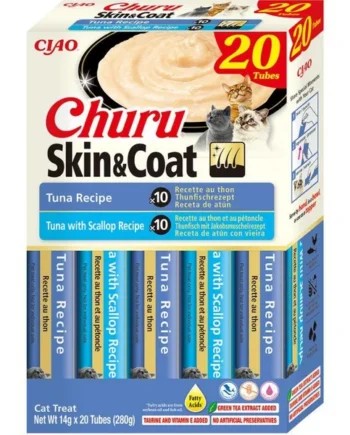 Churu - Skin & Coat Variedad de Atún (20P)