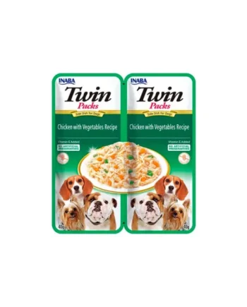 Churu Twin Packs Receta Pollo con Verduras para Perros