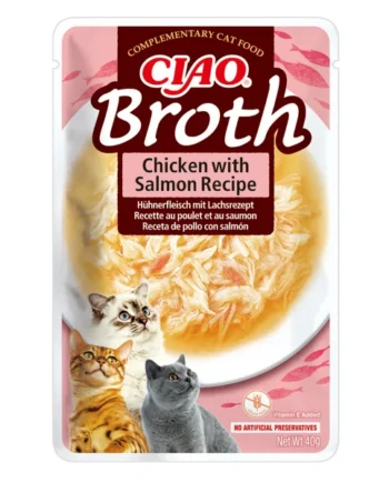 Ciao Churu Broth - Pollo con Salmón 40g