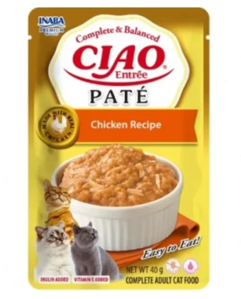 Ciao Entrée Paté Pollo para Gatos – Comida Húmeda Completa
