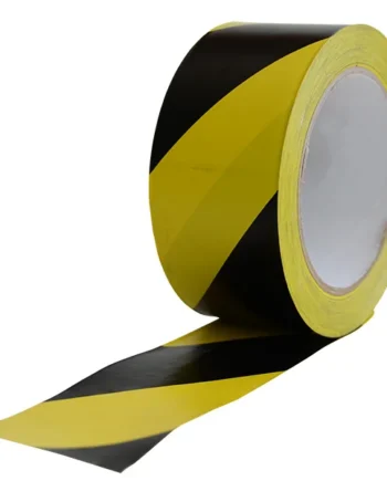 Cinta Adhesiva Señalizacion Balizamiento 5 cm x 25 M Negro-Amarillo
