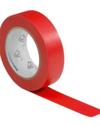 Cinta aislante de 19x0.15mm 20 M Rojo