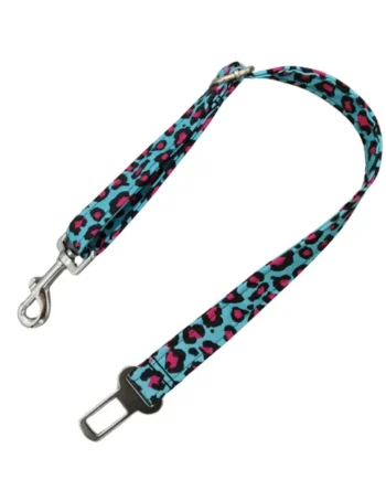 Cinturón de Seguridad Leopardo Rosa