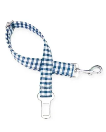 Cinturón de Seguridad Modelo Vichy Azul