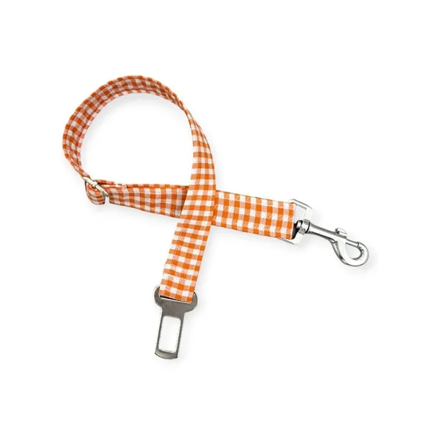 Cinturón de Seguridad Modelo Vichy Naranja