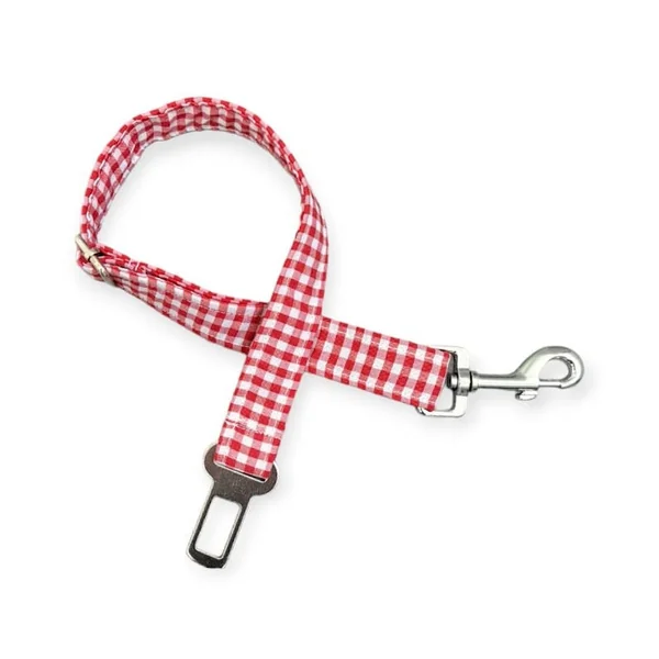 Cinturón de Seguridad Modelo Vichy Rojo