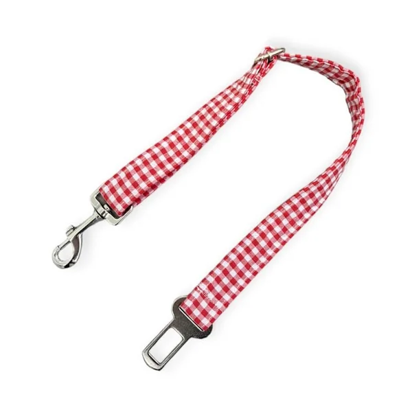 Cinturón de Seguridad Modelo Vichy Rojo