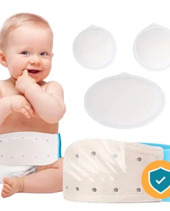 Cinturón Hernia Umbilical para Bebés con 3 Almohadillas