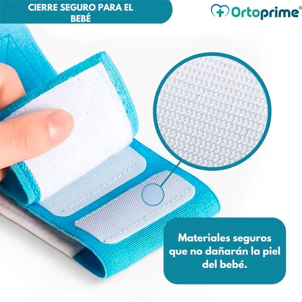 Cinturón Hernia Umbilical para Bebés con 3 Almohadillas