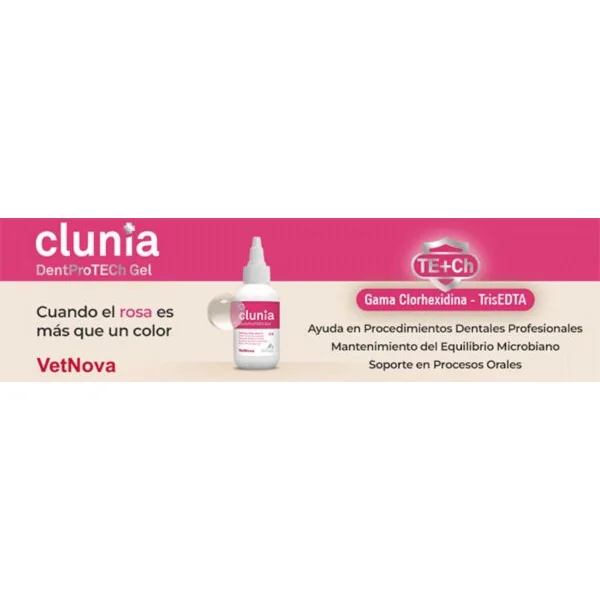 Clunia DentProTECh Gel dental perros gatos 59 ml