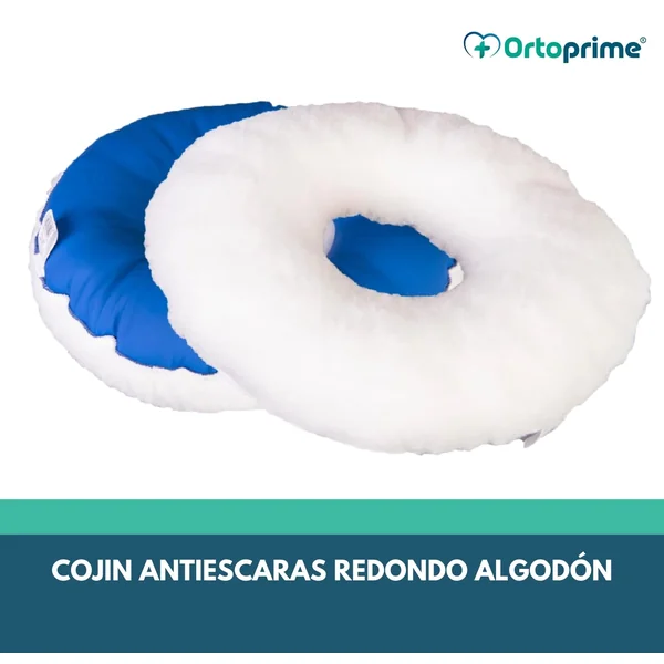 Cojín Antiescaras Redondo Algodón
