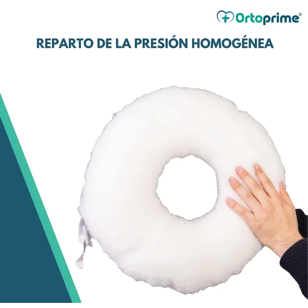 Cojín Antiescaras Redondo Algodón