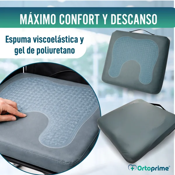 Cojín Antiescaras Visco Gel Herradura 85 kg/m3 Impermeable