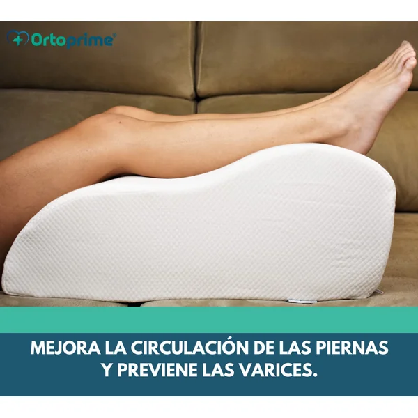 Cojín Reposapiernas Viscoelástico | Almohada Vascular Efecto Memoria