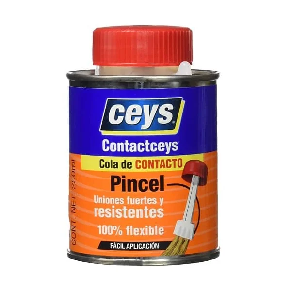 Cola de contacto con pincel contactceys Ceys 250 ml