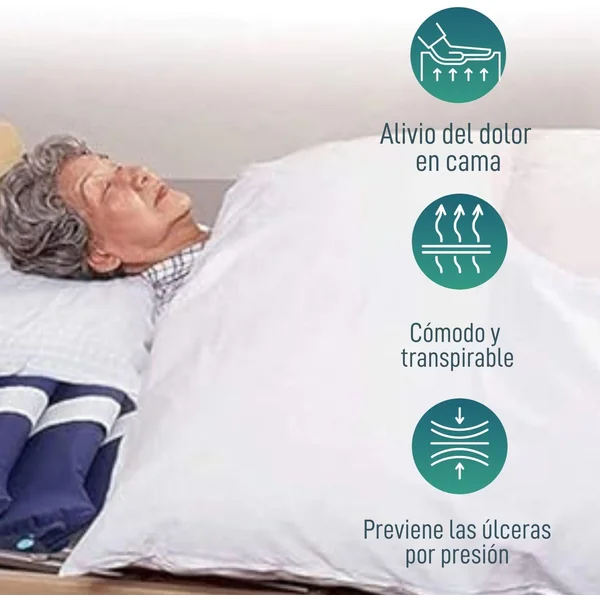 Colchón Antiescaras Celdas Intercambiables Compresor PROTECTIVE