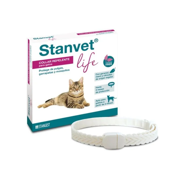 Collar antiparasitario Stanvet Life Gato