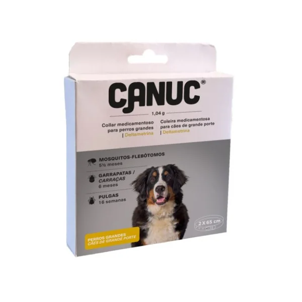 Collar Canuc Deltametrina Perro Grande