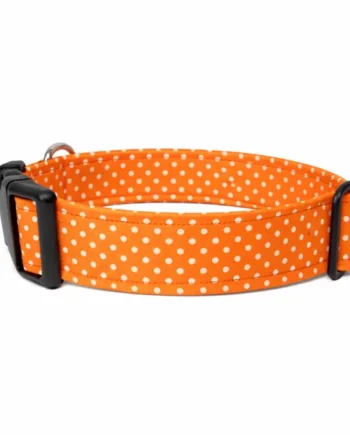 Collar de click Topitos Naranja