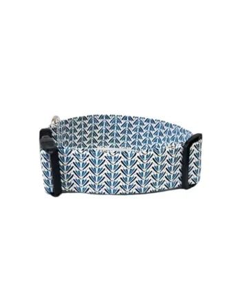 Collar de Nylon para Perro Click Pincel Azul