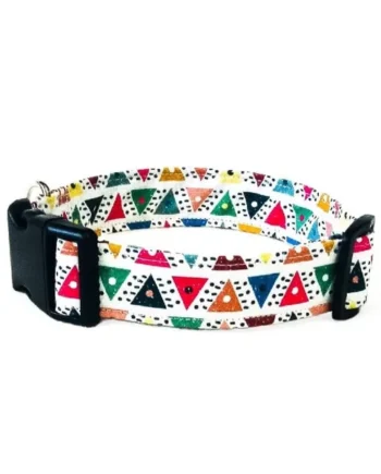 Collar de Perro Click Triangulos| Collares Perrunos