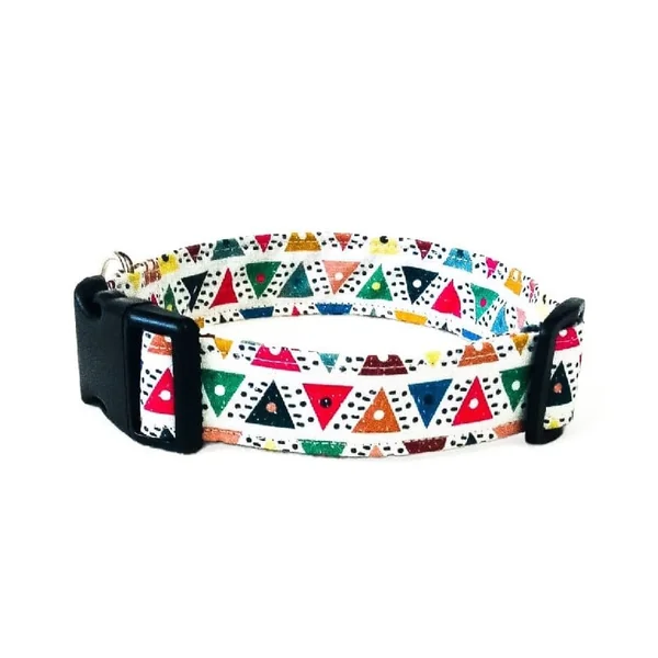Collar de Perro Click Triangulos| Collares Perrunos