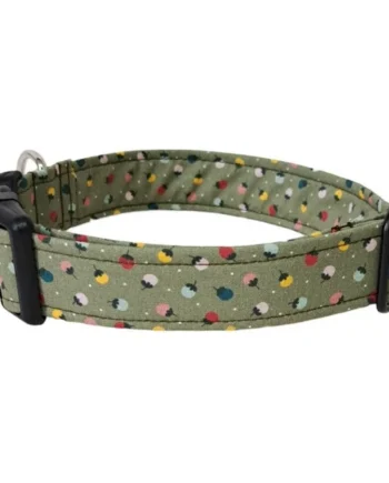 Collar de Perro de Click Fresas Verde